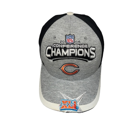Reebok NFL Chicago Bears 2006 Conference Champions Hat - Picture 1 of 9